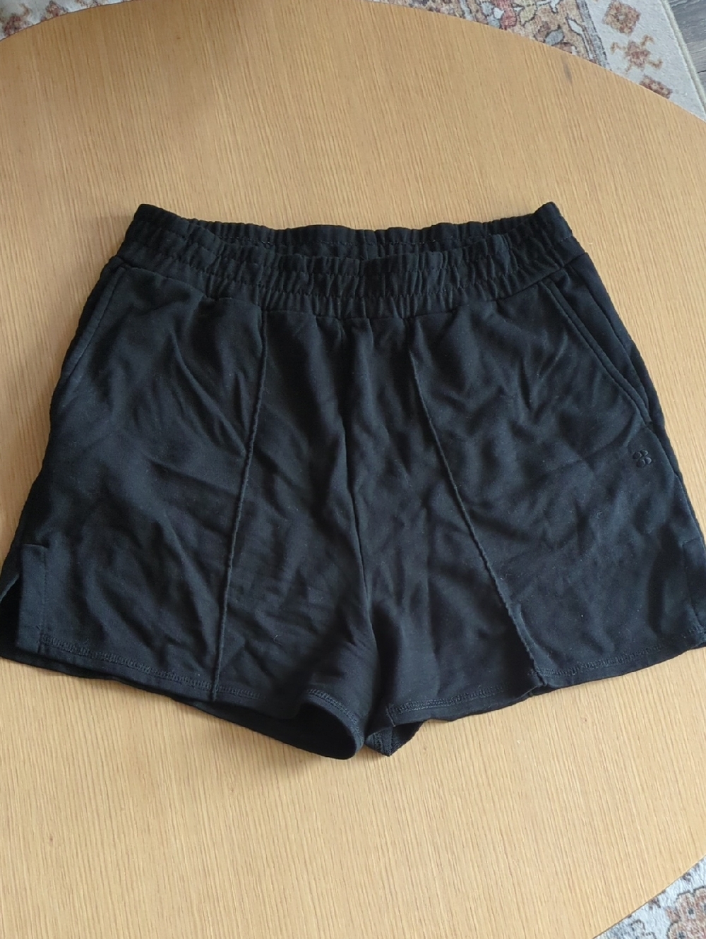 Sweaty Betty Black Athletic Elastic-Waist Shorts